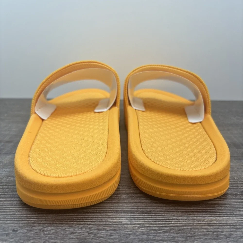 APL Slides Men's 11 BL TechLoom Mango Sandals $130‎ NEW Defect